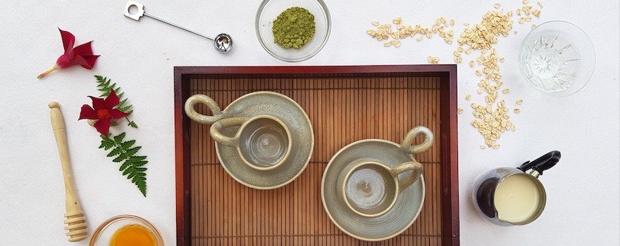 matcha latte recette