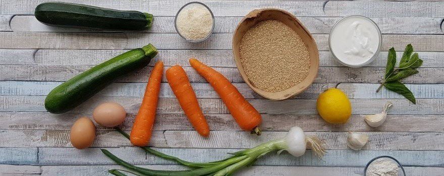ingrédients galettes quinoa