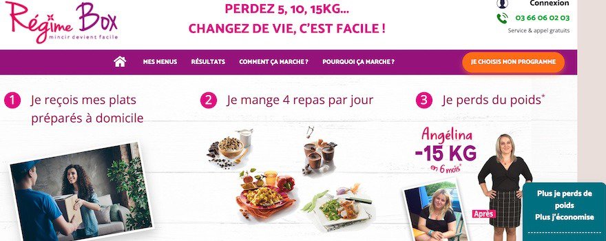 Top 10 des Box repas régime