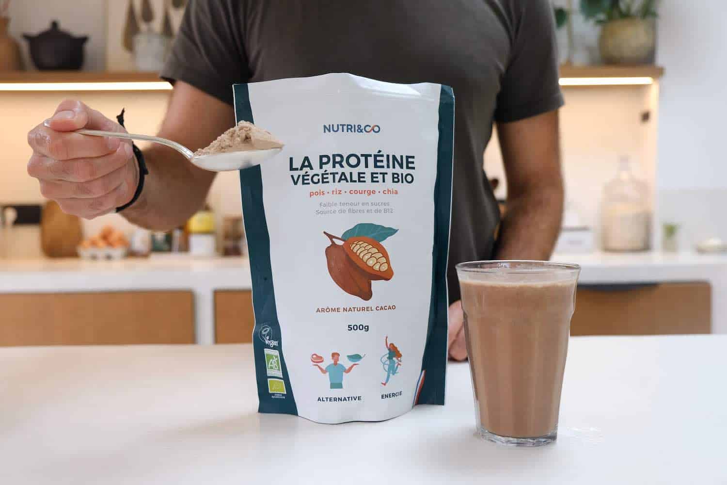 proteine vegan en poudre